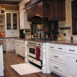 White Lacquer and Accent Hood
